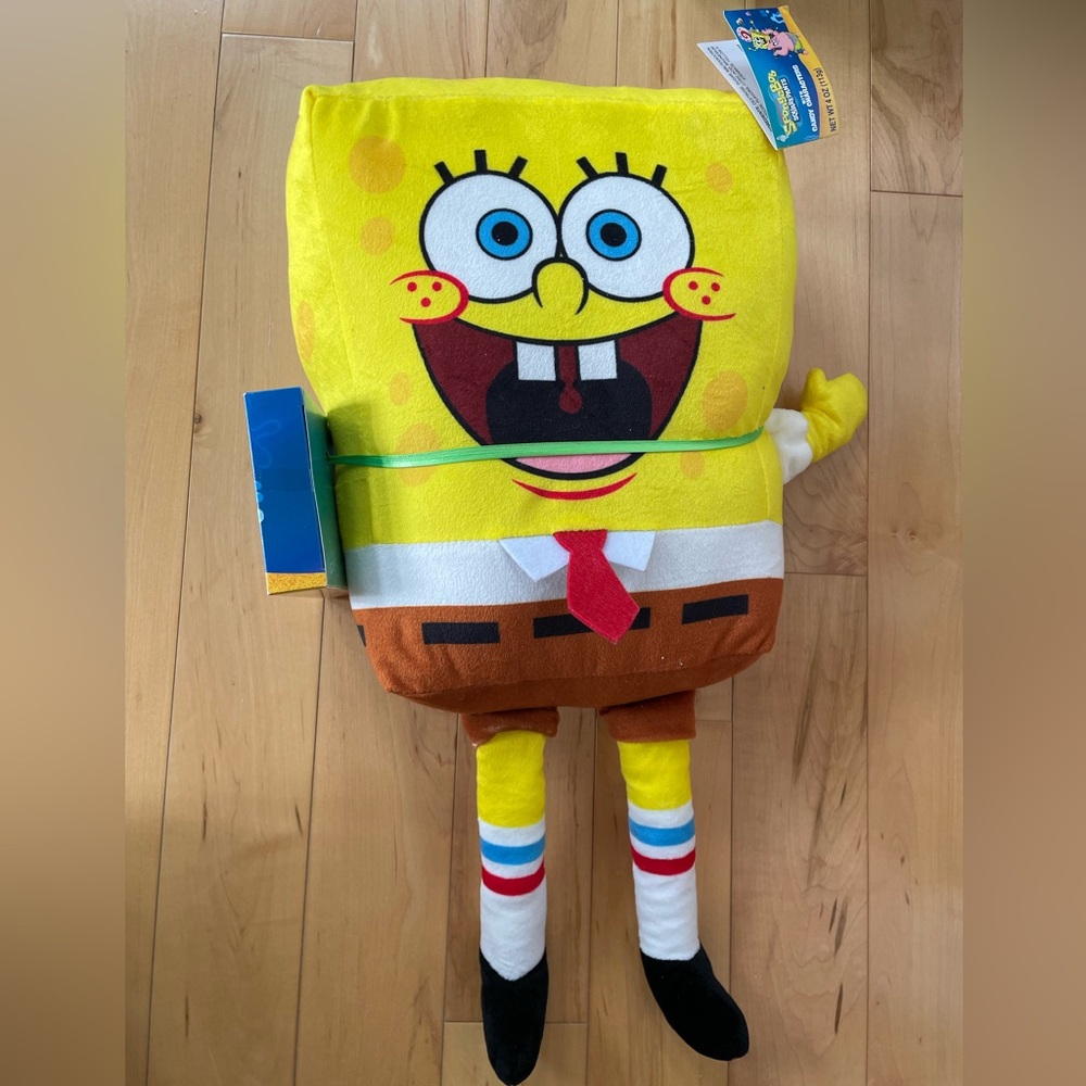 SpongeBob Squarepants Yellow Plush with  Candy